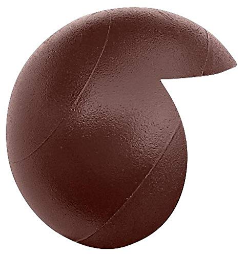 Preisvergleich Produktbild 2 Stück Home Xpert Eckenbumms, Eckenschutz, Kantenschutz, Eckenpuffer, Ø 25 mm, braun