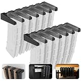 MytypeMAG 2 Pack AR 10 Wall Mount Mag Holder for Gun Safe | Standard PMAG Rack Wall Mount for AR 308 Rifle Wall Rack | PMAG Magazine Holder Display for Gun Room | AR Mag Storage & Accessories