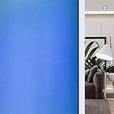 WALLMATE Colour Frosted Window Film (Blue, 12 x 48)