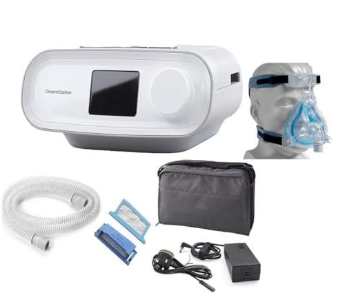Image of Philips 2026 New Advanced Dreamstation Auto CPAP with Soft Philips Comfort Gel Full Face Mask (2 Years Warranty Online Demo & Installation)