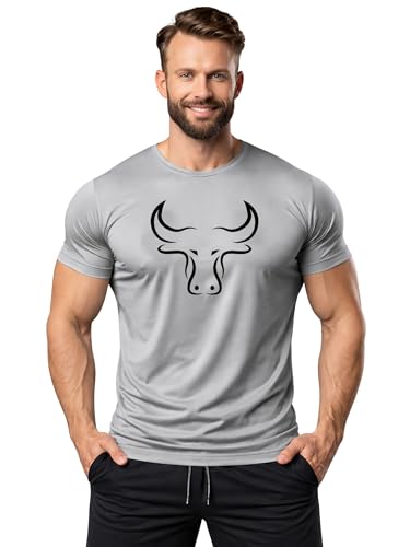Image of 3Colours RGB Active Fit T-Shirt - Lightweight Polyester Sportswear-Bull
