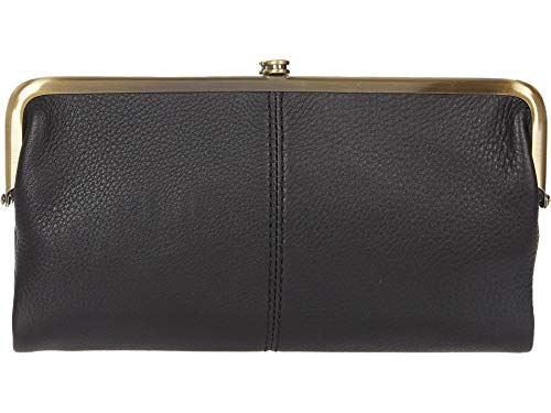 Image of HOBO Lauren Black Velvet Hide One Size