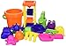 Small World Toys Sand & Water - 15-pc Sand Toy Set, White (4830311)