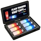 YiZhun 12GA Snap Caps with Flashing Colors Training Dummy Rounds, Reusable Dry Fire Training, Close to Real Weight Practice Safe Loading Firing (12GA-6pcs)