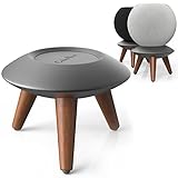 CubeNest HomePod Mini Halterung | Apple HomePod Mini Ständer hergestellt aus Holz und Aluminium | Standfuß für Apple Home Pod Mini | Gummiunterlagen für Gute Stabilität | Präzise Verarbeitung