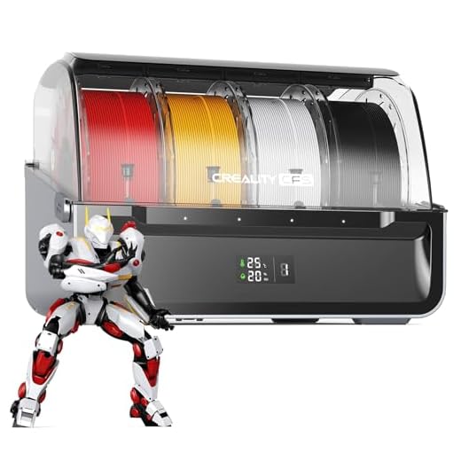 ⚡ Creality CFS Multi Color Auto Filament System Anti-Moisture Filament Storage Auto-Switch & Run-Out Alerts 4-Channel Parallel Printing 16 Colors 3D Printing for K2 Plus, Hi 3D Printer