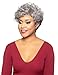 Foxy Silver Vella Wig Color FS4/30 - Tapered Neck Length Wavy J-Part Lace Heat Resistant Synthetic African American Average Cap Bundle Maxwigs Hairloss Booklet