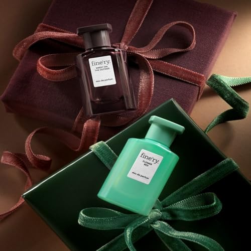 Image of Fine'ry Mini Perfume Set for Women - Pistachio Please & Gourmand Vanilla Sweet on the Outside, Long-Lasting Splash Parfum, Hair & Body Cologne Fragrance, Vegan (7.5ml)
