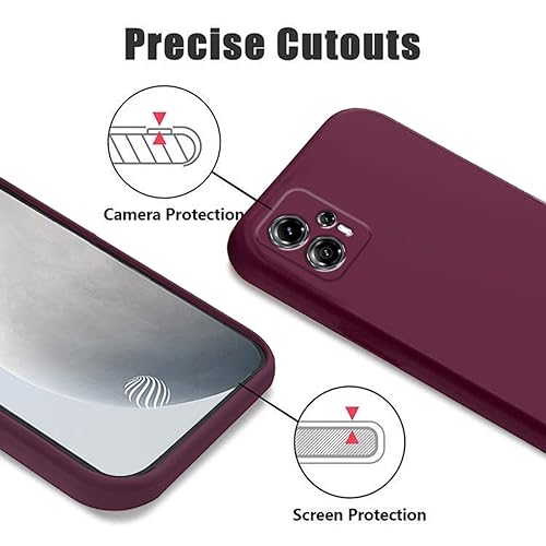 DESSEN Silicone Liquido Cover per Motorola Edge 20...