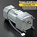 AC Gear Motor, 250W Single Phase Electric Motor, with Speed Controller, Gear Box, 110V Reversible Geared Motor, Variable Speed 0-270RPM, Torque 8.05N.m, Reduction Ratio 1:5