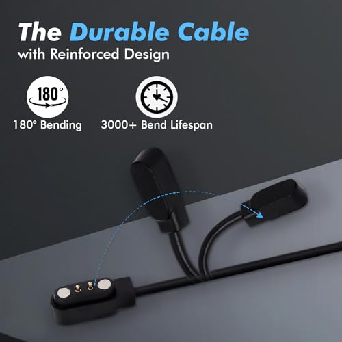Image of iTronix Charging Cable For Fire Bollt Ninja Call Pro /Fire Bollt Ninja Call Pro Plus /Fire Bollt Ninja Call Pro Max Smartwatches