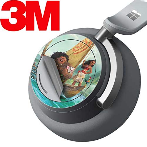 Skinit Decal Audio Skin Compatible with Surface Headphones - Officially Licensed Disney Princess Moana and Maui Set Sail Design
