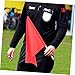 ARTSEWPLY 4pcs Referee Signal Flags Sports Flags for Soccer Rugby Racing Events Bright Colors for Training Games