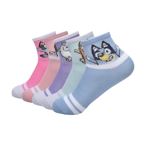 Bluey 5PK CHEER SHORTIE CREWS SOCKS