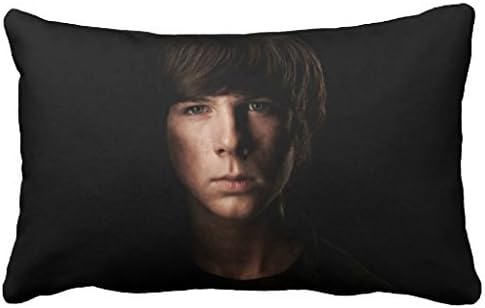 Stretch shoes Custom The Walking Dead Carl Grimes Chandler Riggs Rectangle Pillow Cases 20x30(Twin sides)