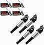 MCK 4pcs Premium Performance Ignition Coil Pack And Iridium Spark Plug Compatible With Mini Cooper Countryman Paceman 2010 2011 2012 2013 2014 10 11 12 13 14 1.5L 1.5 1.6L 1.6 2.0L 2.0 L4 UF598