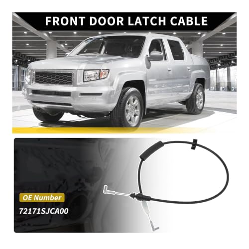 Cable de manija delantera izquierda interior con apertura suave para Ridgeline 2006-2014 3