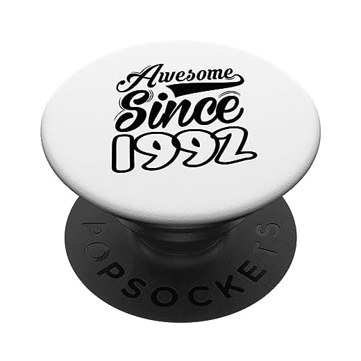 Impresionante Desde 1992 Cumpleaños 1992 Vintage 1992 PopSockets PopGrip Intercambiable