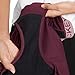 Jockey Women's Sleepwear Worry Free Cotton Stretch Heavy Absorbency Period Sleep Short, Deepest Burgundy, XL