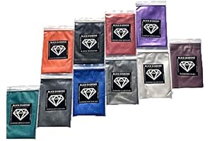 10 Colors Black Diamond Mica Powder