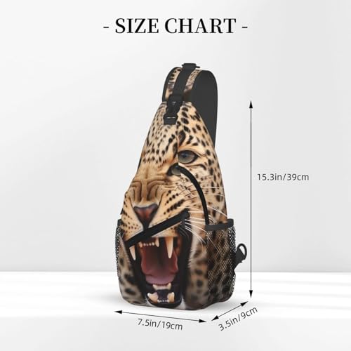 Bolso Sling para Hombre y Mujer Negro miniatura 2