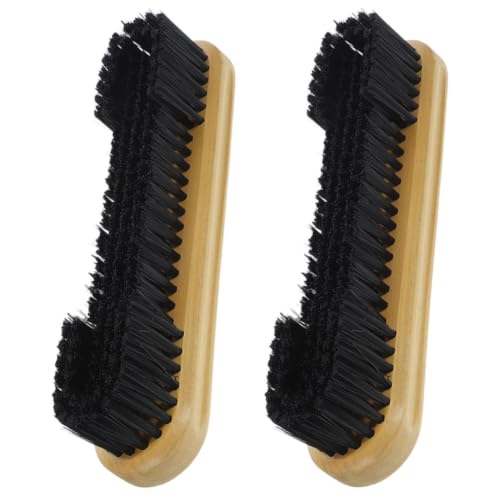 Cepillo para mesa de billar YARNOW de madera y nylon, kit de limpieza sin rayas con 2 piezas