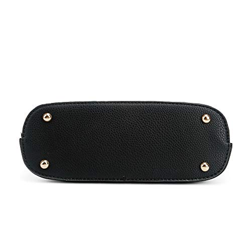 Image of SG SUGU Lunar Lightweight Medium Dome Crossbody Bag Shoulder Bag with Tassel | Zipper Pocket | Adjustable Strap