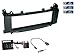 Produktbild NIQ 1-DIN Radioeinbau-Komplettset Mercedes-Benz A- & B-Klasse (Typ W169 / W245) ab 2004, schwarz