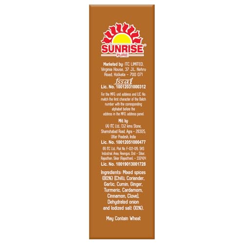 Image of Sunrise Pure Chicken Curry Masala Spice Powder Pouch, 50 g (Pack of 3)