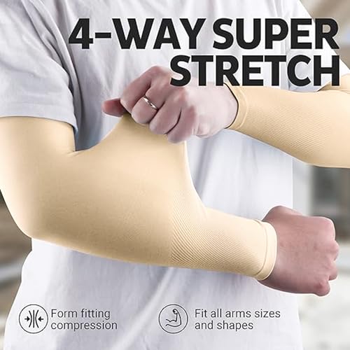 Image of TRENDMALLS Arm Sleeves, Cooling UV Sun Protection Sports Compression for Men /Women /Kids