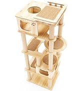 Amazon | 猫家族 天空のキャットハウス キャットタワー 木製 多頭飼い