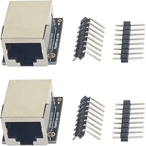 whiteeeen 2pcs RJ45 Breakout Board 8P8C Ethernet miniatura 1