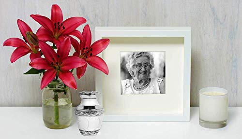 Trupoint Memorials Cremation Urns For Human Ashes - Decorative Urns, Urns For Human Ashes Female & Male, Urns For Ashes Adult Female, Funeral Urns - White, 4 Small Keepsakes #TOP6