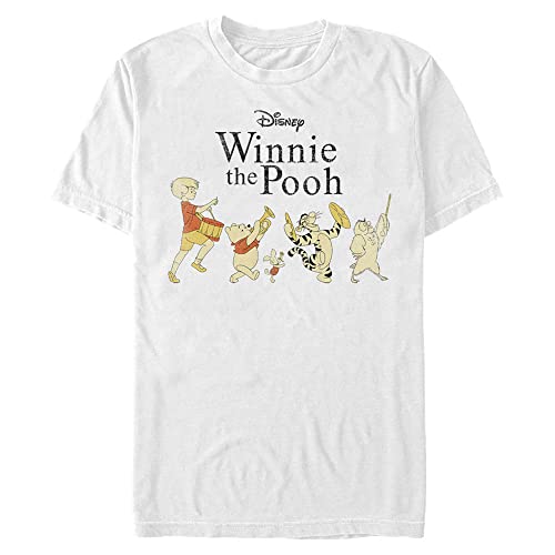 T-shirt Disney Pooh blanc homme 3XL à coupe ample pour éliminer l'inconfort