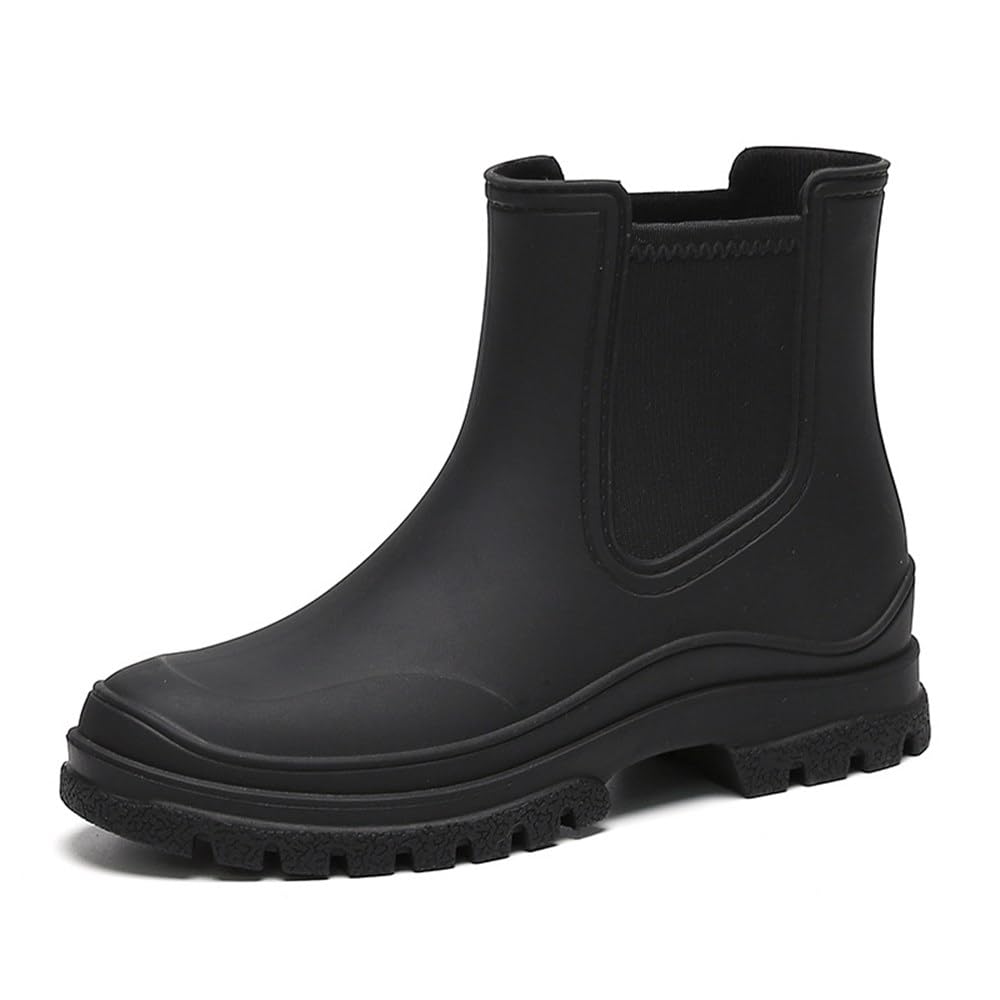 Botas de Agua Impermeable Mujer Niñas Chelsea Wellington Goma