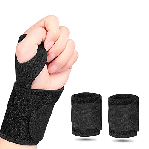 TOFBS 1 Paire Attelle Poignet Gauche/Droit pour Homme et Femme, Protège Poignet, Orthese poignet, Réglables Bandage Poignet pour Canal Carpien, Tendinite, Sport, Fitness, Soulagement de Douleur Cover