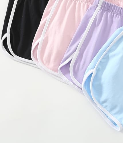 Girls Dolphin Shorts, Athletic Running Shorts for 5-16 Years3