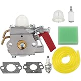 HIPA 984534001 Carburetor Air Filter Tune Up Kit for Homelite UT20749 UT20758 UT20769 UT20785 UT20778 UT20750 UT20781 UT20748 UT20771 UT20819 UT20820 UT20779 UT20747 UT20772 UT20763 String Trimmer