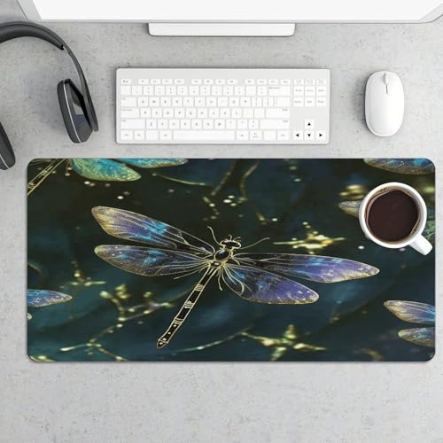 Alfombrilla de escritorio Dragonfly Rubber base 30x60 cm miniatura 5