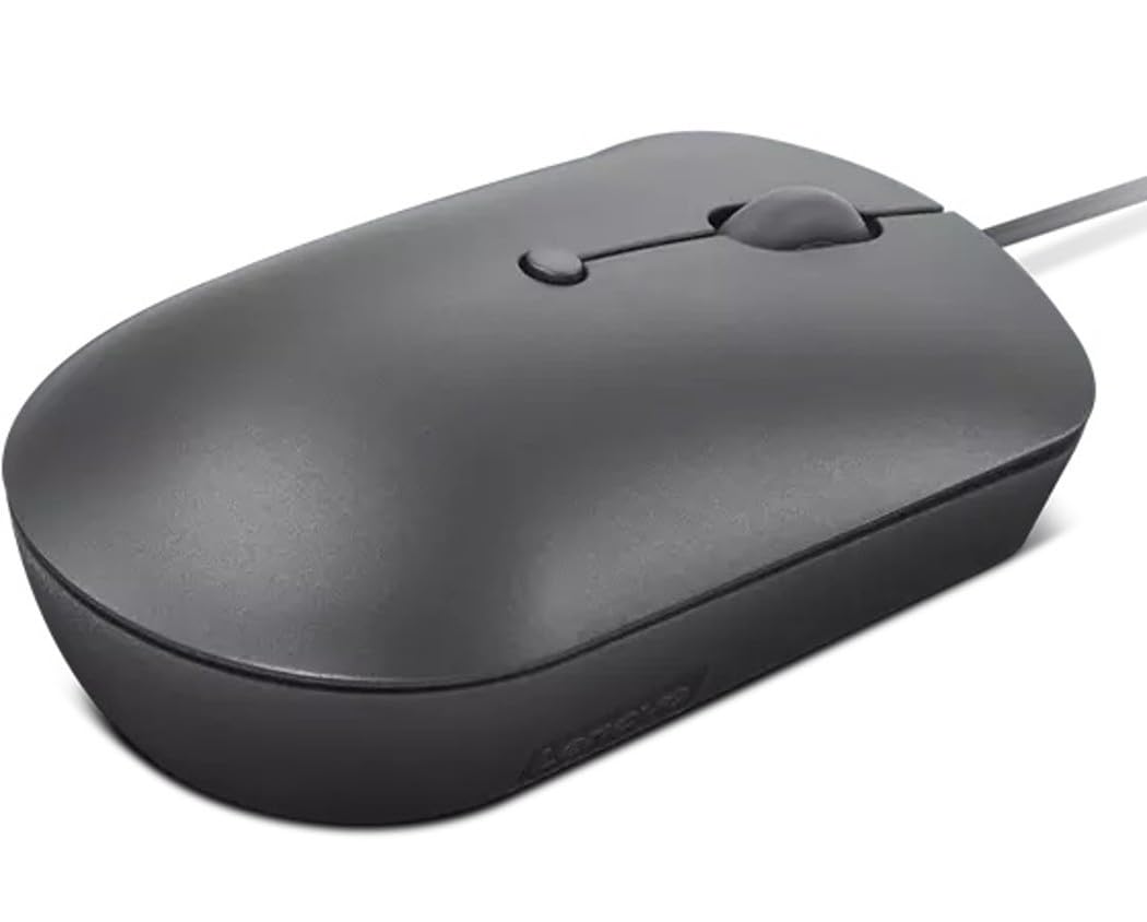 Lenovo 540 USB-C Wired Compact Mouse, 4 Button, Adjustable 2400 DPI, Left or Right Hand, GY51D20876, Storm Grey-image-13