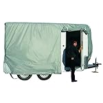 ADCO 46004 SFS Aqua-Shed Bumper-Pull Horse Trailer Cover – 14’1″ to 16′