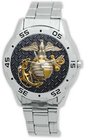 Fashion Design United States Marine Corps (USMC) Stainless Steel Men's Watch