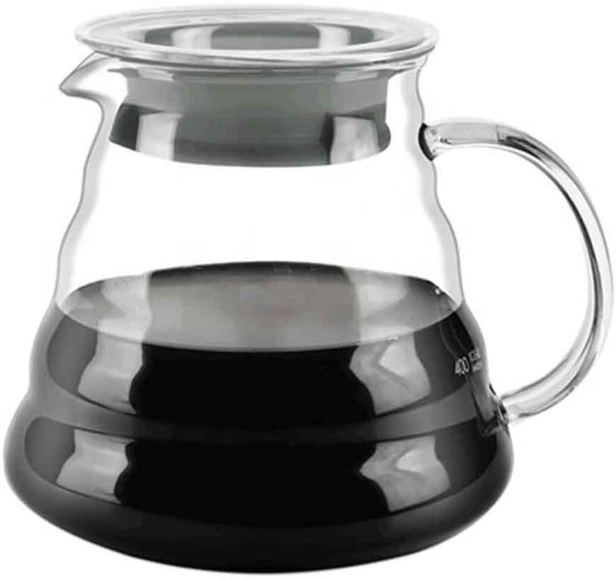 EPINOX Cam Drip Kahve Servis Sürahisi - Drip Coffee Server - 600 ml - Isıya Dayanıklı Borosilikat Cam, Çok Renkli