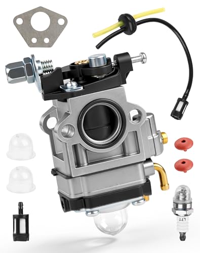 LUNEKUCK Carburateur Debroussailleuse 52cc 49cc 43cc Carburateur pour Moteur à Deux Temps Kit...