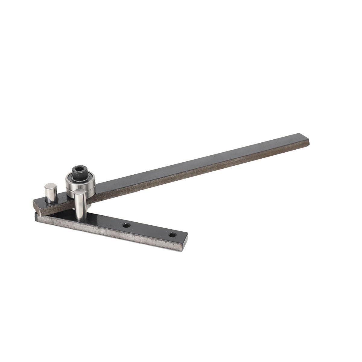 Máquina dobladora Manual, dobladora de Hierro Plano Reforzado 1-10mm - doblador de ángulo para Hierro/Acero/Alambre de Cobre y Gancho de Pesca Que Forma la Herramienta