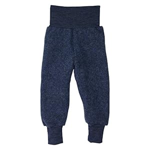Biologische Merino Wol Fleece Baby Broek Blauw