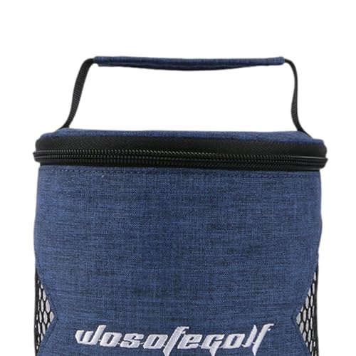 Bolsa para guardar bolas de golf de PVC azul para evitar pérdidas en el campo 3