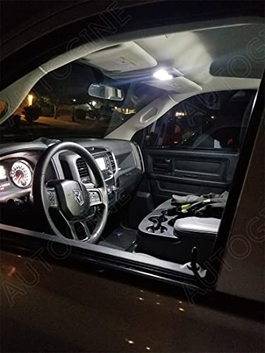 Kit interior de 12 luces LED blancas para Dodge Ram miniatura 5