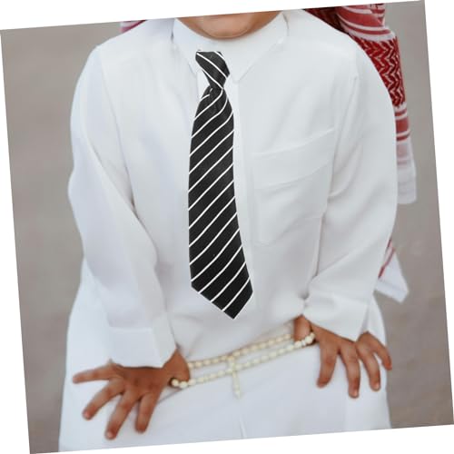 Boys Necktie Stylish Fashion Tie for Formal Events Casual Outings for All Ages Elegant Striped Design3