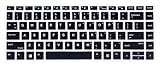 Capa de silicone para teclado compatível com HP ProBook 440 445 G5 G6 G7, HP ProBook 640 G4 G5, HP ProBook 430 G5 33.8 cm, HP ProBook x360 440 G1 35.6 cm [Não serve para Probook 43.8 cm, HP ProBook